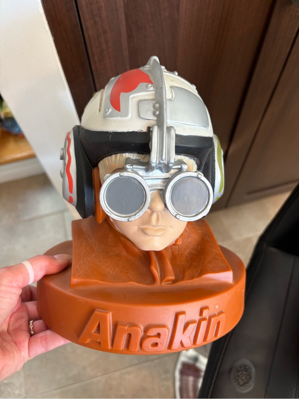 STAR WARS YOUNG ANAKIN SKYWALKER COIN BANK HEAD